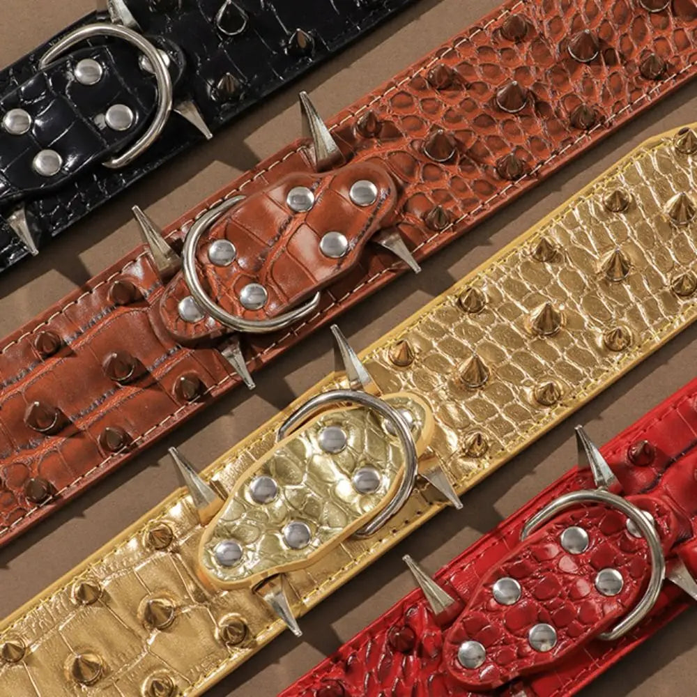Larger Dog Spike Collar