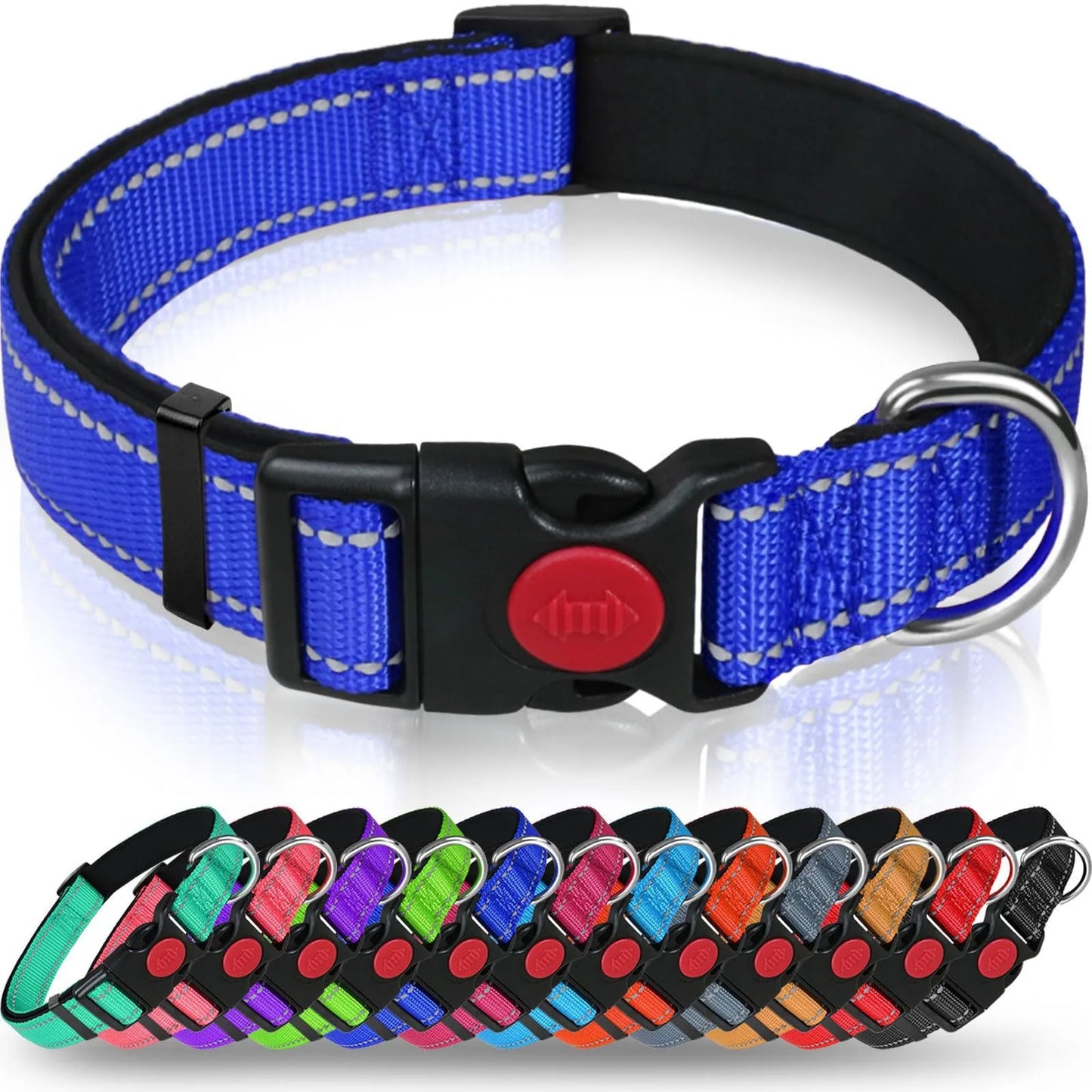 Reflective Nylon Dog Collar