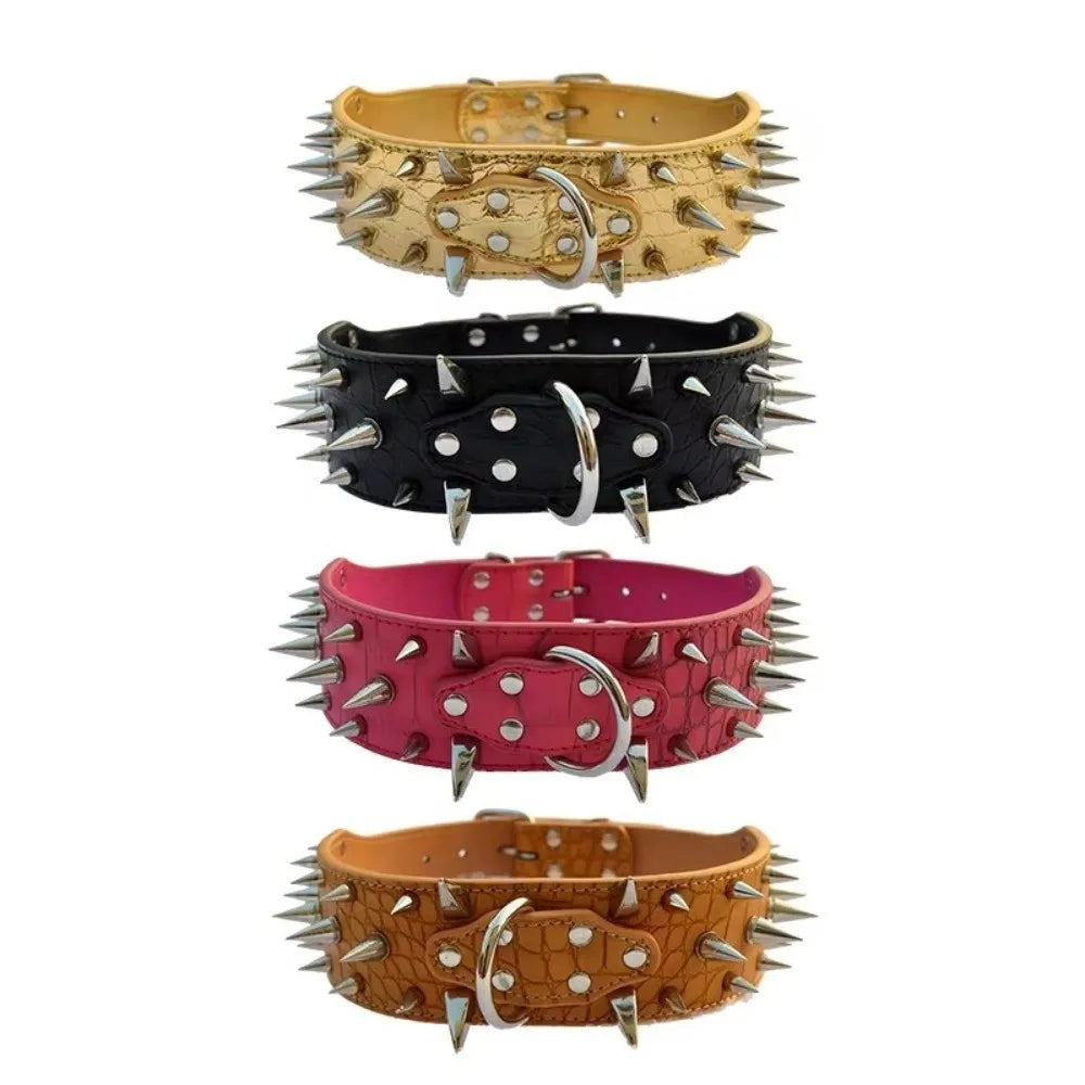 Larger Dog Spike Collar