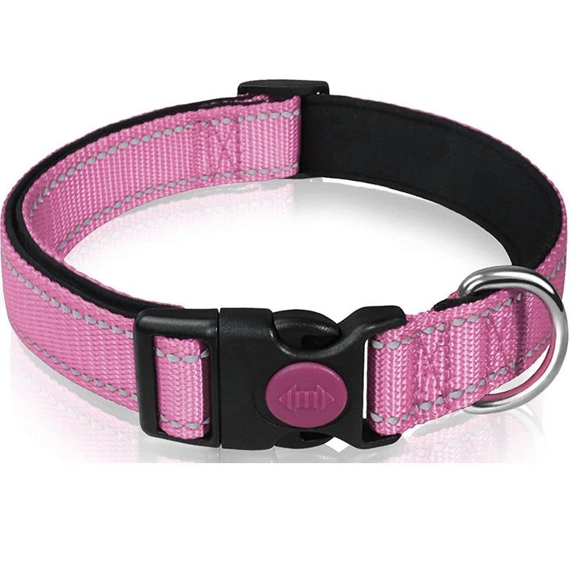 Reflective Nylon Dog Collar