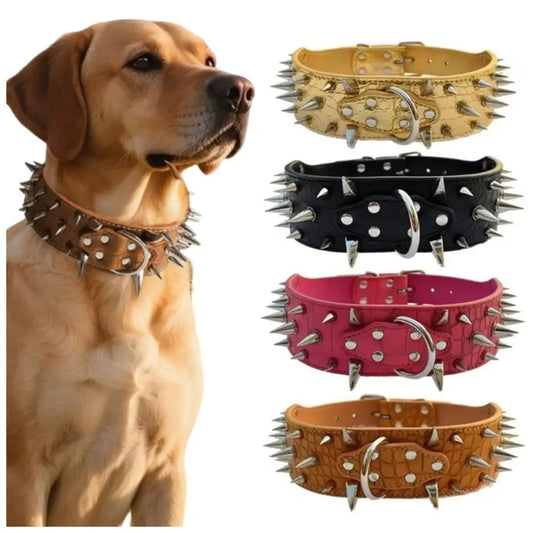 Larger Dog Spike Collar