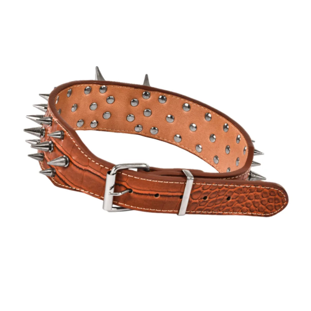 Larger Dog Spike Collar