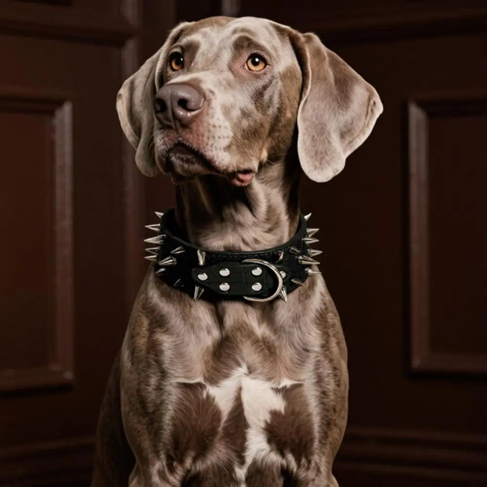 Larger Dog Spike Collar