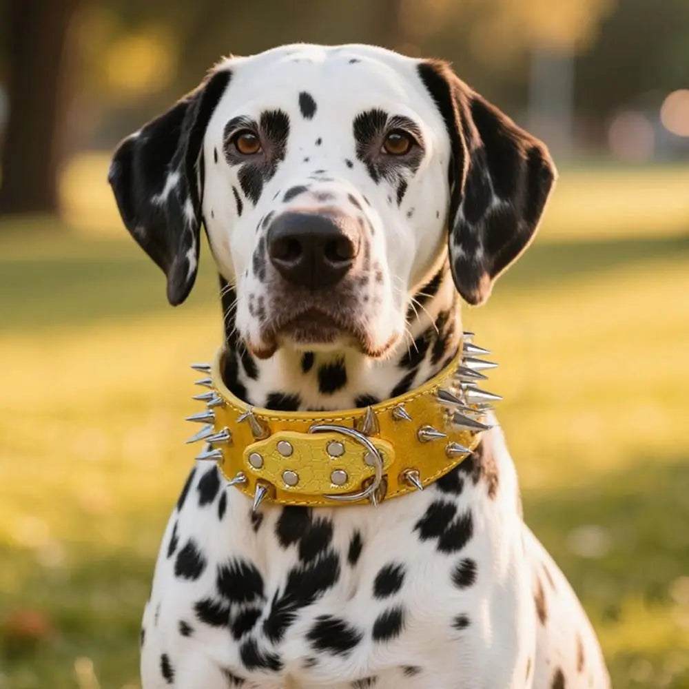 Larger Dog Spike Collar