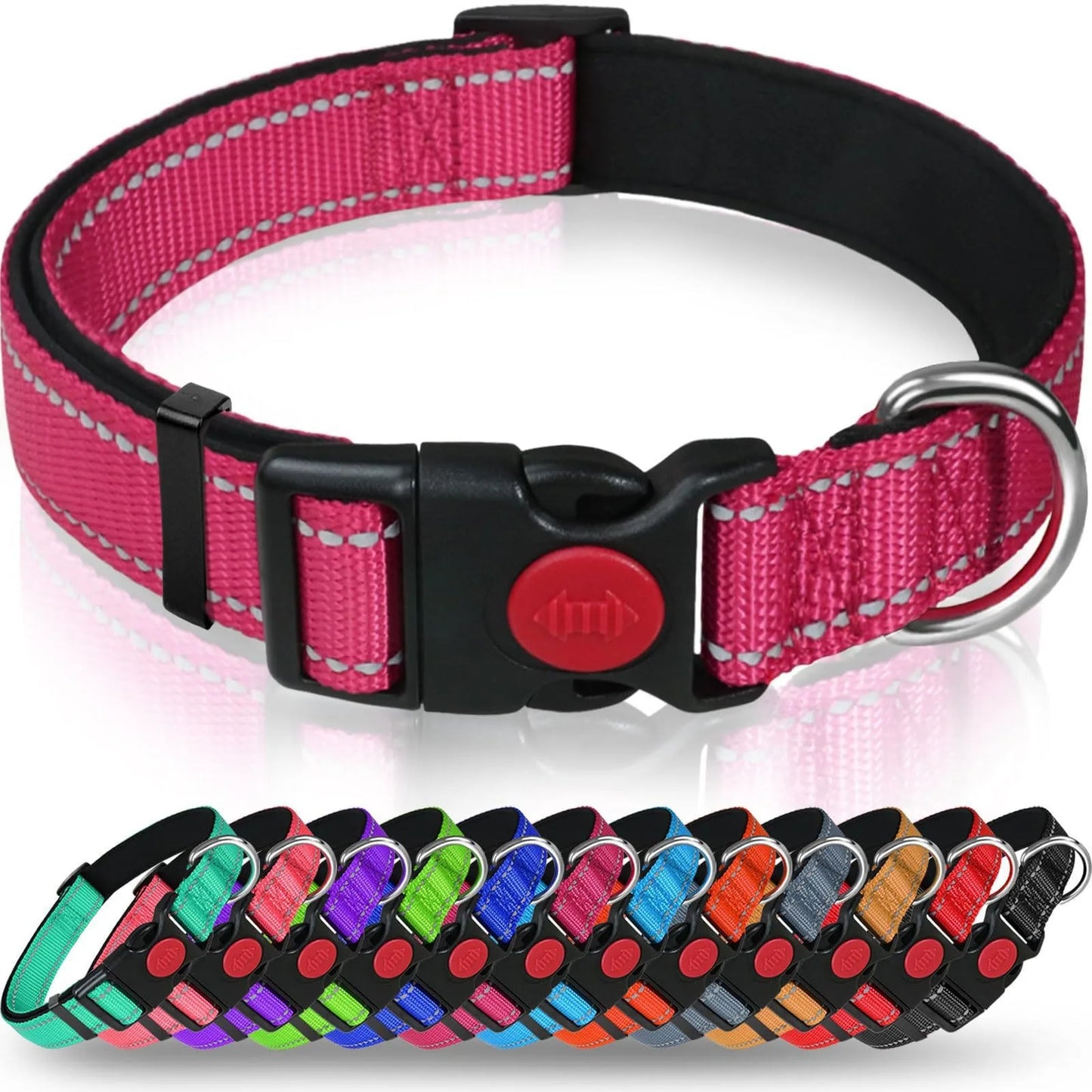 Reflective Nylon Dog Collar