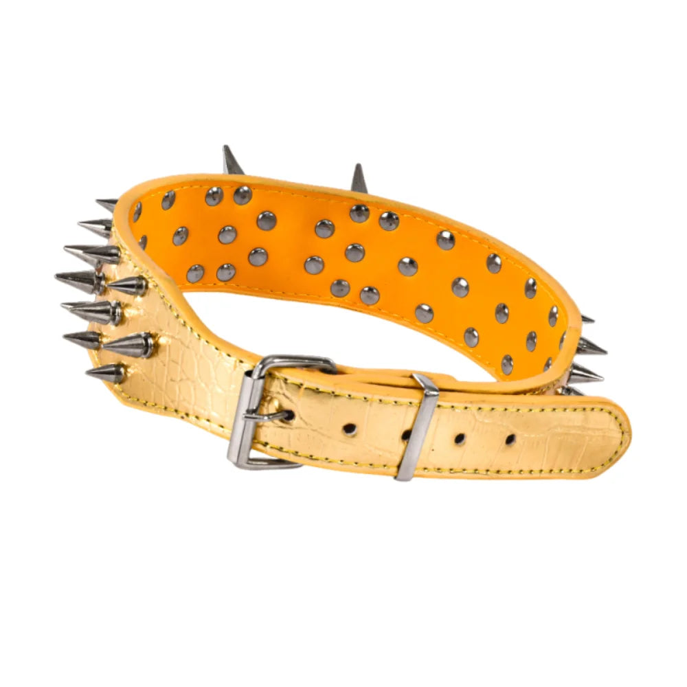 Larger Dog Spike Collar
