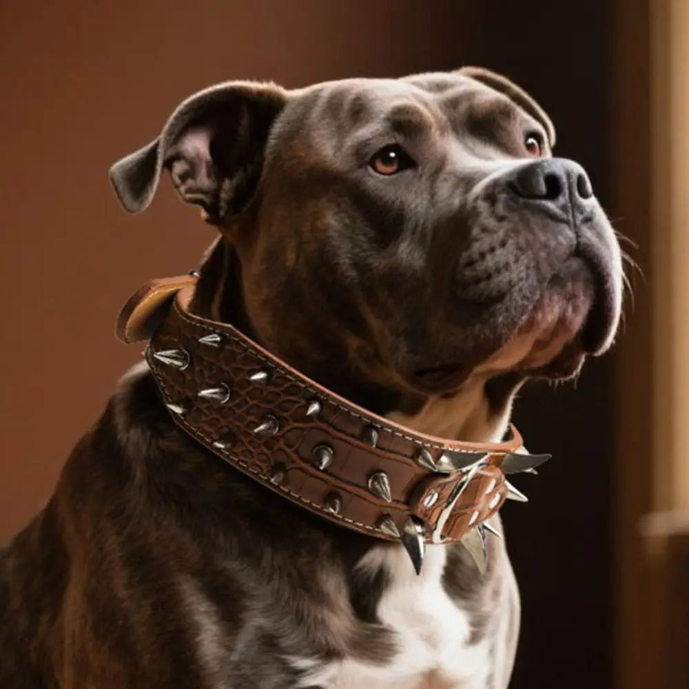 Larger Dog Spike Collar
